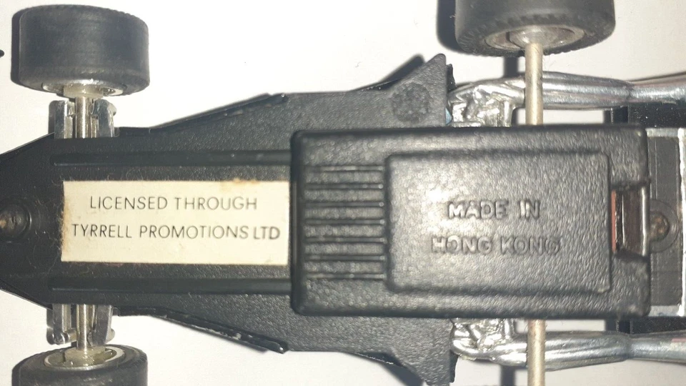 MODELLINO AUTO FORMULA 1 UNO Race GP Cars TYRREL DUCKHAMS,VINTAGE MADE HONG KONG - Immagine 4 di 4