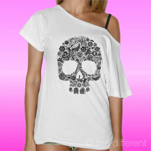 Damenblusen, - tops & -shirts mit Blumen-Motiv