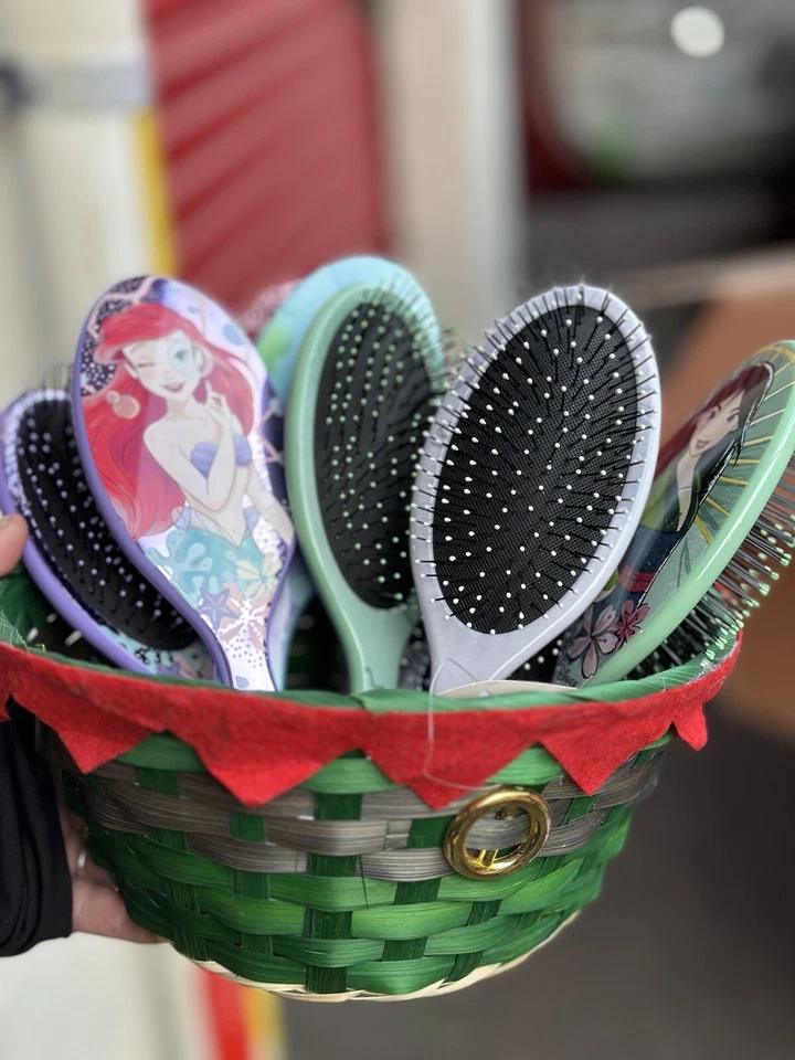 Escova úmida 18 peças desenhos sortidos, estampas, sólidos e tamanhos escovas soltas a granel - Imagem 2 de 4