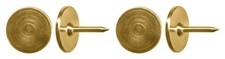 100 Gold TIE TACKS Lapel Scatter Pin Findings 10mm x 9.5-10mm pad (NO Backs !)
