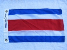 11+1/2 X 20 NYLON FLAG YACHT CLUB SAILBOAT SHIP BOAT SIGNAL (C2.5B2730)