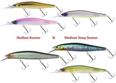 DAIWA STEEZ MINNOW 110SP-SR 110SP-MR Wobbler Kunstköder Hecht Zander Barsch