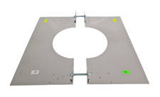 Chimney Register Closure Plate Fuel Liner Split Terminal Pipe Top Collar