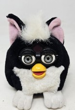 1999 Tiger Furby Buddies - Black And White