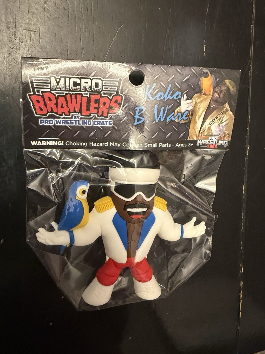 Koko B. Ware Micro Brawlers Pro Wrestling Crate Exclusive Figure