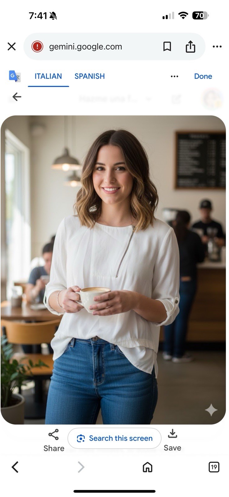 ZARA BASIC White Asymmetric Zip Front Blouse Long… - image 1