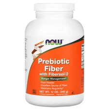 Now Foods Prebiotic Fiber with Fibersol-2 12 oz 340 g GMP Quality Assured,