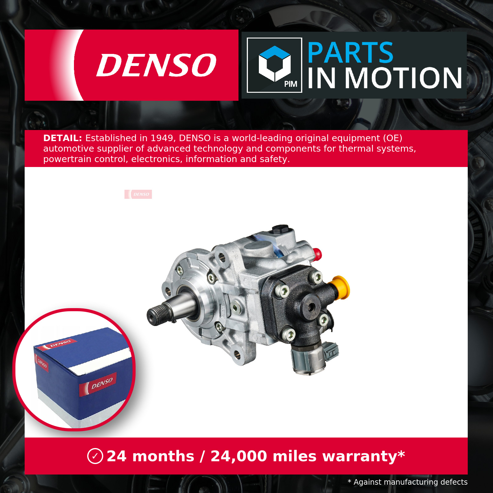 High Pressure Diesel Pump fits TOYOTA HILUX Mk8 2.4D 2015 on 2GD Fuel Denso New - Image 6