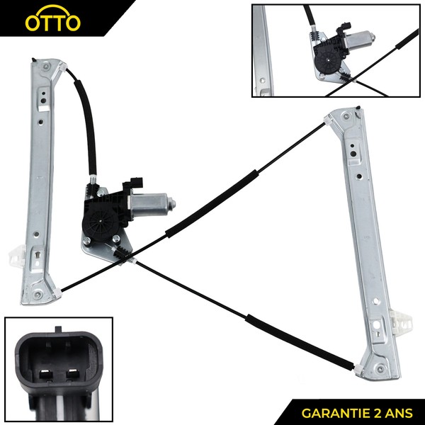 Partsline Fensterheber-Mechanismus + E-Motor Vorne Links FüR Ford Fiesta V-image