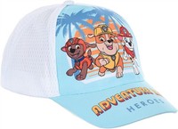 Paw Patrol Rubble Marshall Zuma Baseball-Cap MüTze Kappe Farbe Weiß Gr. 54