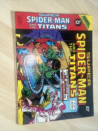 Super Spider-Man and the Titans 216 (1977) Vintage Marvel U.K. Weekly