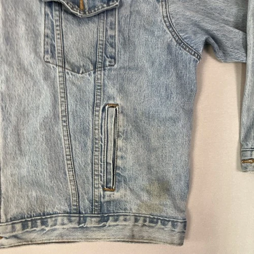 Vintage International Brotherhood Of Teamsters Denim Jacket 3-XL USA Made image 17