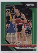 2018-19 Panini Prizm Green Prizm Drazen Petrovic #275 HOF 1dl2