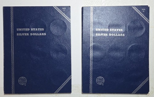 2 - Used Whitman Silver Dollar Punch In Folders - Album # 9025