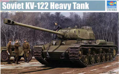 Trumpeter 1/35 Soviet KV-122 Heavy Tank # 01570- Plastic Model Kit New
