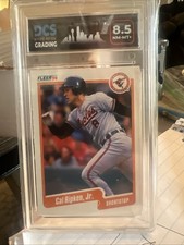 1990 Fleer - #187 Cal Ripken, Baltimore Orioles, SGC 8.5 NM MT