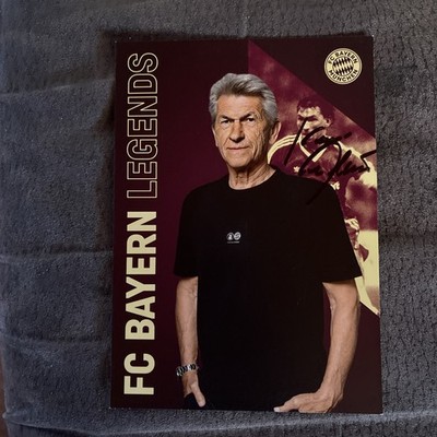 Autogrammkarte Klaus Augenthaler Legenden 2025 handsigniert FC Bayern München