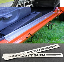 Datsun 620 Pickup Door Sill Scuff Plate Protector Aluminum 2pcs 1972-79
