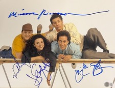 Seinfeld Cast Signed 11x14 Photo Richards Dreyfus Alexander Auto Beckett LOA