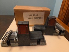 New Vintage Jim Beam Decanter Train Track Bumper Set With 4 Connectors! NOS!