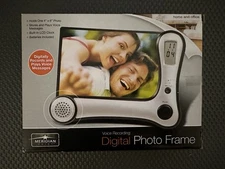 Meridian Point Voice Recording Photo Frame Records and Plays Back Messages
