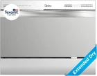MDC22P2ASS Countertop Dishwasher, 6 Place Settings & 6+2 Washing Cycles Portable