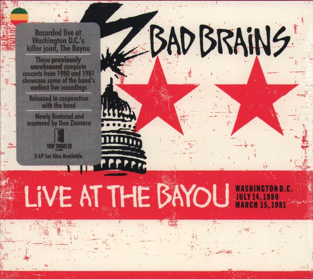Bad Brains Live At the Bayou Double CD TTC002 NEW