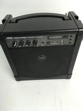 Pyle PWMA1216BM Black Portable PA Speaker Wireless Amplifier Micro P24033674