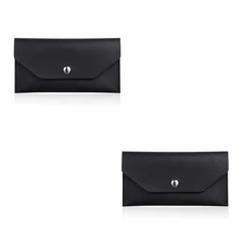 Set of 2 Cash Budget Wallet Envelope Budgeting Holder Clutch Purse