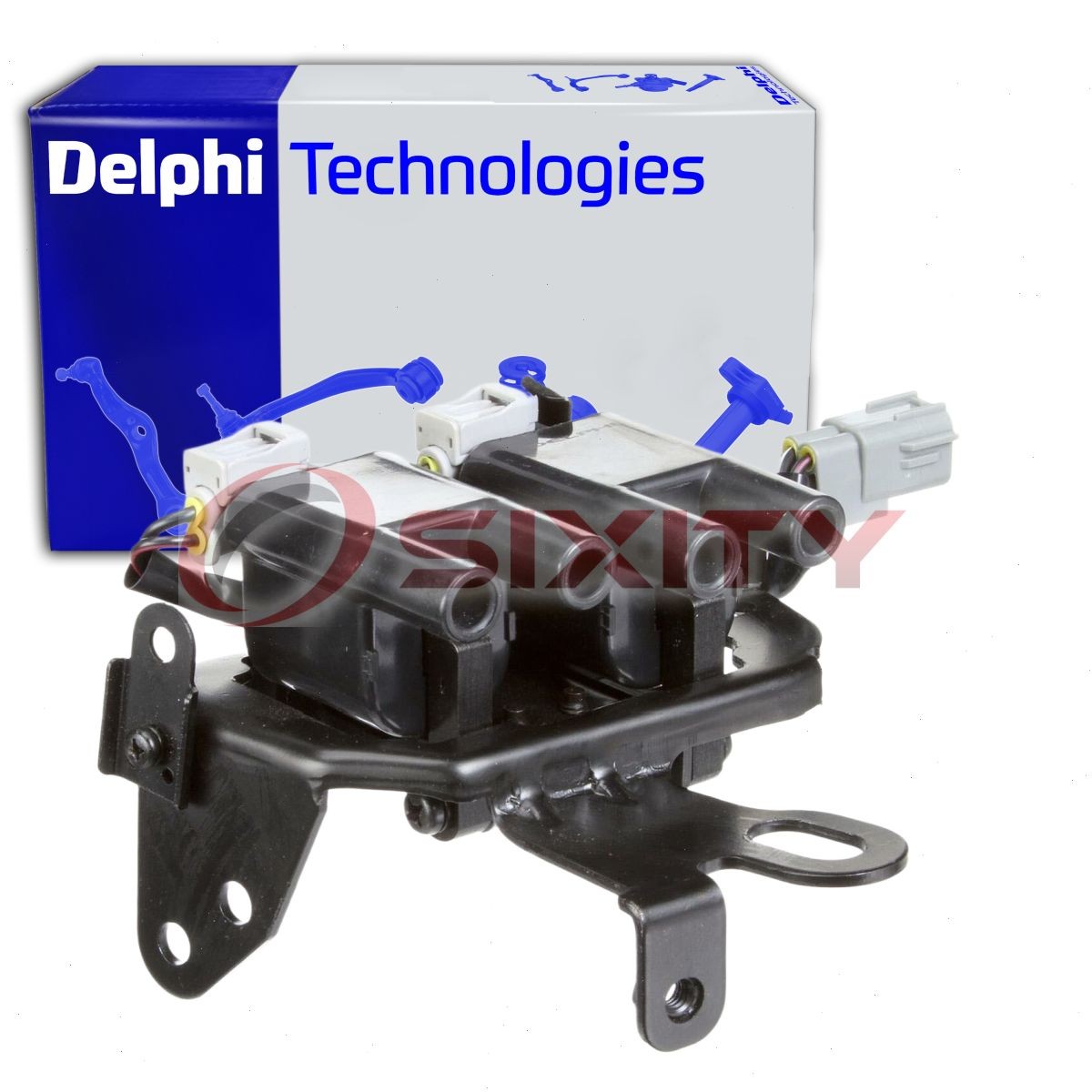 Delphi GN10416 Ignition Coil for V52-70-0040 V52-70-0008 UF-593 UF-419 U2075 ej