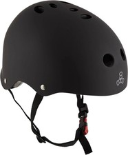 Triple Eight Certified Sweatsaver Skate Helm (XL-XXL|Black Rubber)