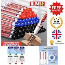 Long Nib Marker Set - Waterproof Woodworking Pens for Metal & Deep Holes