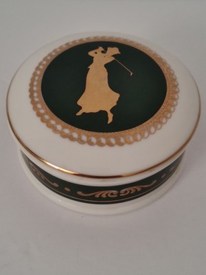 Papel Freelance Trinket Jewerly Box Lady Golfer 1996