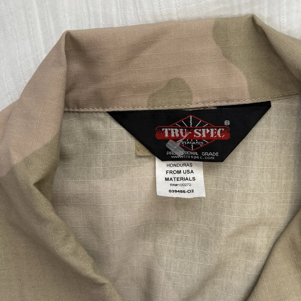 Tru-Spec Desert Camouflage Utility Shirt Jacket Men's Size Medium Regular NWOT - Image 3 of 4