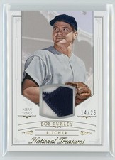 Bob Turley 2015 National Treasures Game Used Jersey Patch #'d 14/25 Yankees