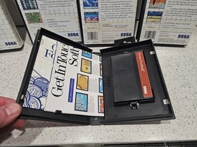 Sega Master System / Power Base, 12 Games, Cables, One Controller, One Joystick