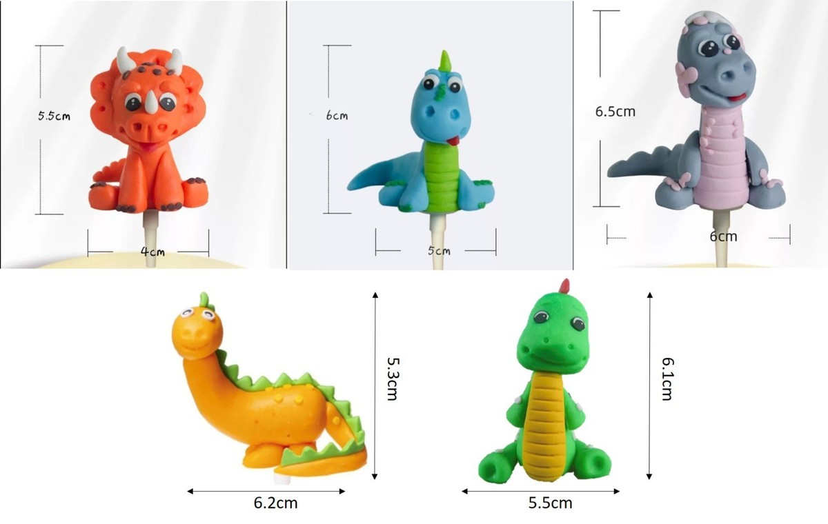 23-teiliges Dino-Kuchendekor Set – Cake Topper, Tortendeko Für Dinosaurier-Geburtstagsparty