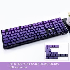 Purplee Gradients Keycap 134Keys Dye Sublimation Side-lit Backlit Keycap for