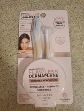 Finishing Touch Flawless DermaPlane Travel Pack Facial Exfoliator  Hair Remover