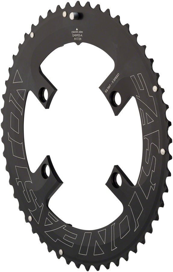 Асимметричное кольцо цепи Easton 4 болта 11 скоростей 53t Черное 16790₽