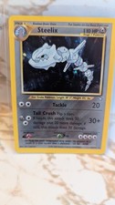 Pokémon Neo Genesis Steelix TCG Card 15/111 Unlimited Holo Rare