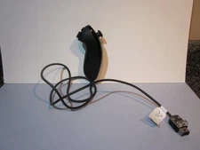 Nintendo Wii Black Nunchuck Controller Official Genuine OEM RVL-004 Tested