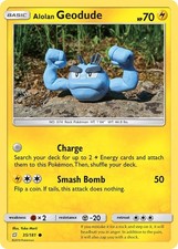 Alolan Geodude (35) 35/181 Common SM - Team Up Pokemon TCG Card NM