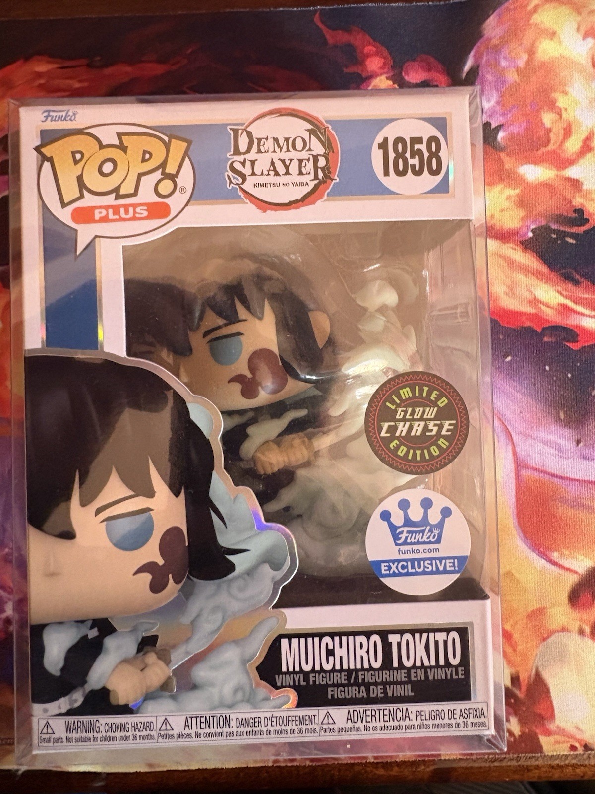 Funko Pop Muichiro Tokito 1858 Funko Exclusive Chase Demon Slayer