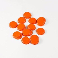 2 X Plain Orange Caps - 144 Ct.