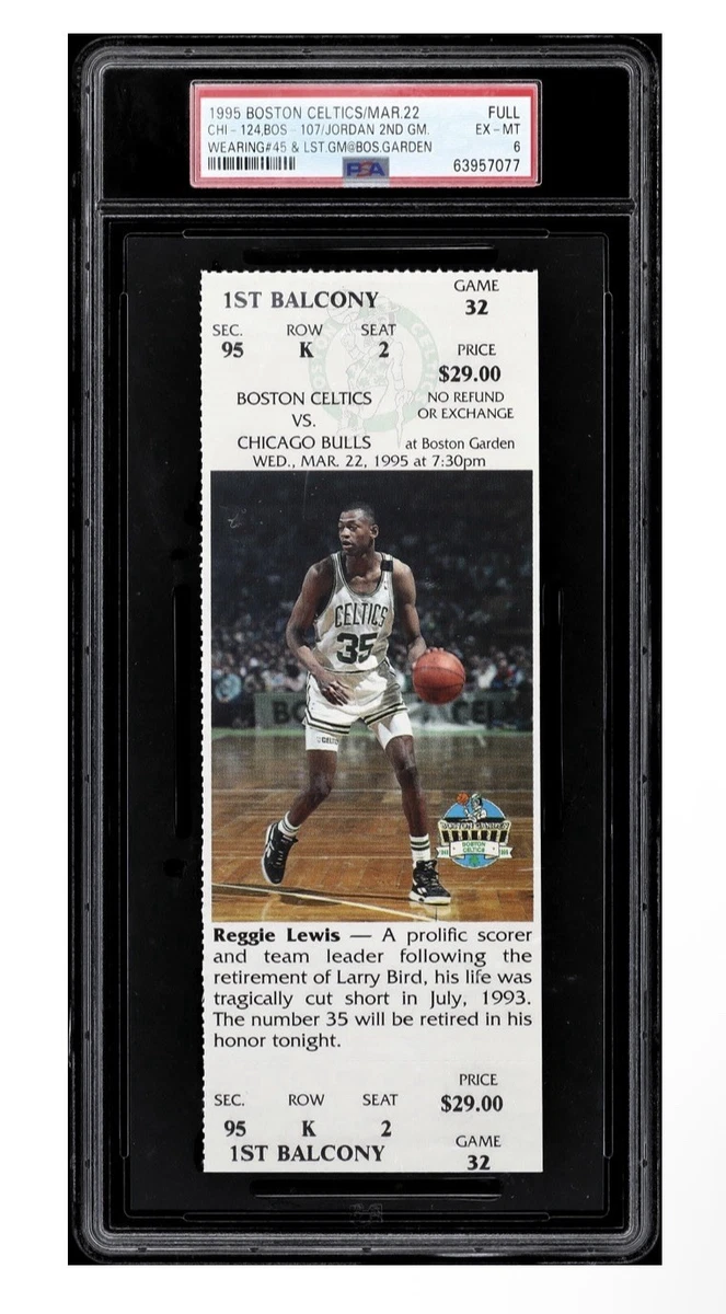 Basketball Chicago Bulls 1995 Vintage Sports Ticket Stubs for sale