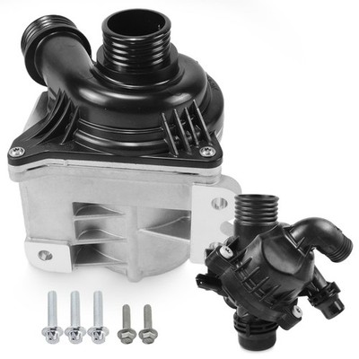 MUNIK 11517632426 Electric Engine Water Pump & Thermostat for BMW 1 3 5 6 7 X...