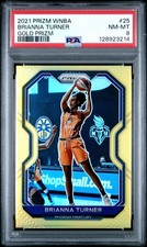 2021 Prizm WNBA Brianna Turner Gold Prizm PSA 8 Phoenix Mercury