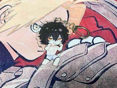 Kengan Ashura Ohma Tokita Anime doppelseitiger Schlüsselanhänger