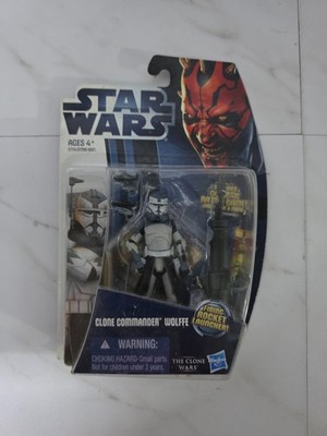 Clone Commander Wolffe CW17 2012 STAR WARS The Clone Wars NEW Sealed #2